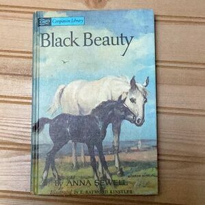 Vintage 1963 Anna Sewell Black Beauty Hardcover Book